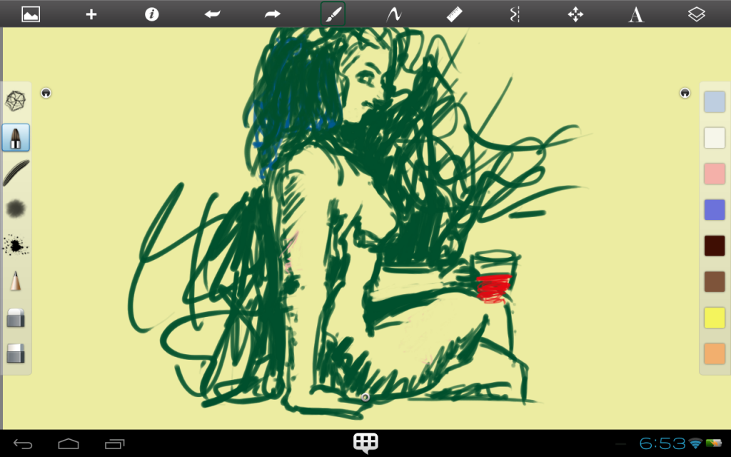 sketchbook Pro figure drawing