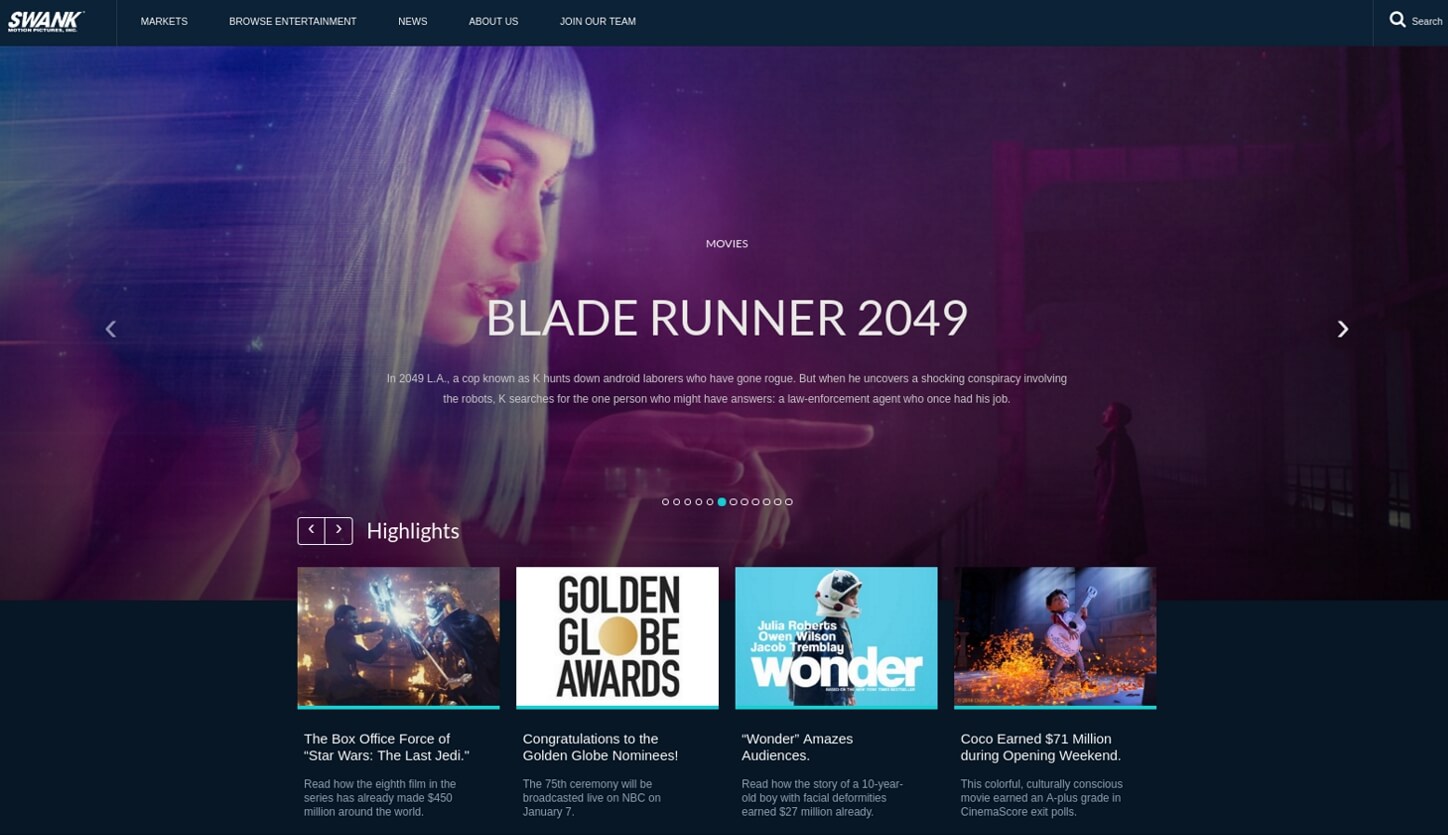 Swank Motion Pictures